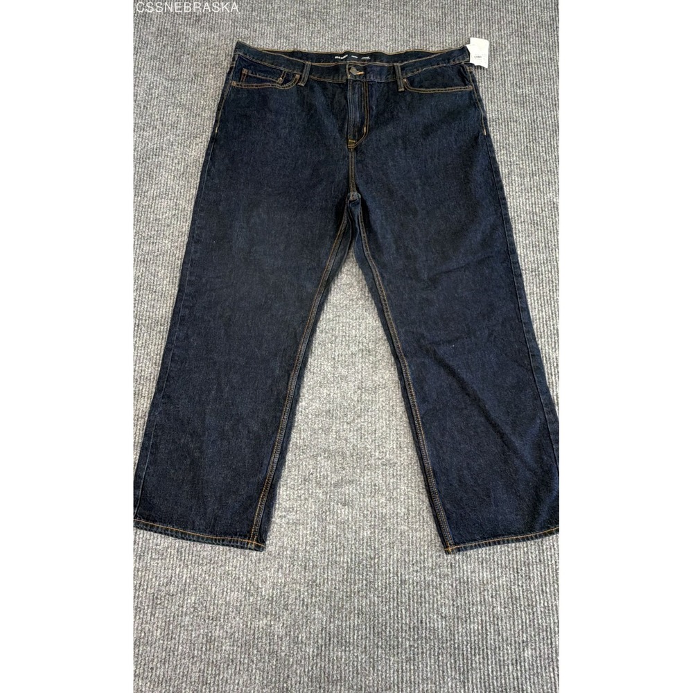 Old Navy Men's Loose Built-In Tough Jeans Dark Wash Denim 44x30 NWT